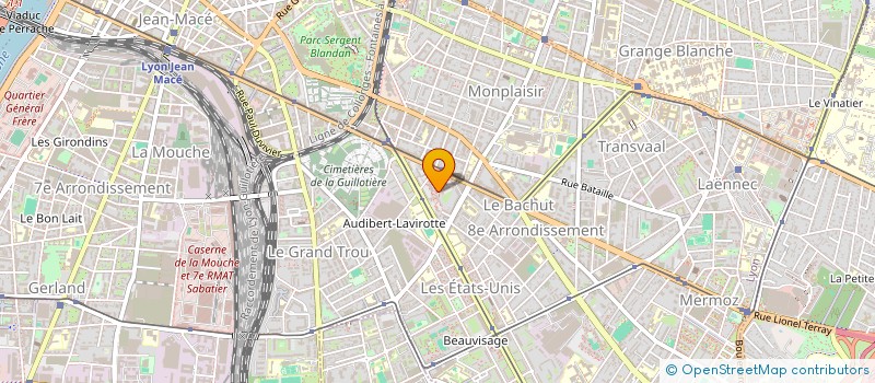 localisation de l'entreprise MONSIEUR HAMZA KOUBITI  LYON 8EME