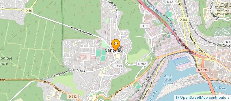 localisation de l'entreprise MONSIEUR HAMZA LAAFISSI  CANTELEU