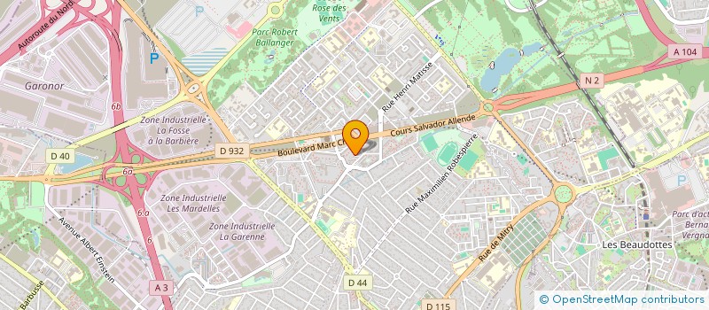 localisation de l'entreprise MONSIEUR HAMZA LABBADI  AULNAY-SOUS-BOIS