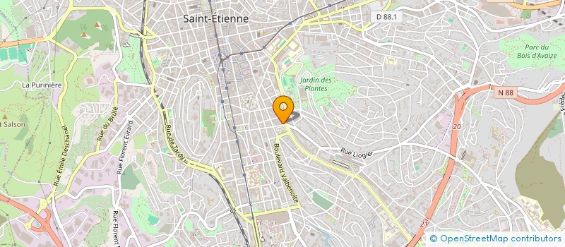 localisation de l'entreprise MONSIEUR HAMZA LABBANE  SAINT-ETIENNE