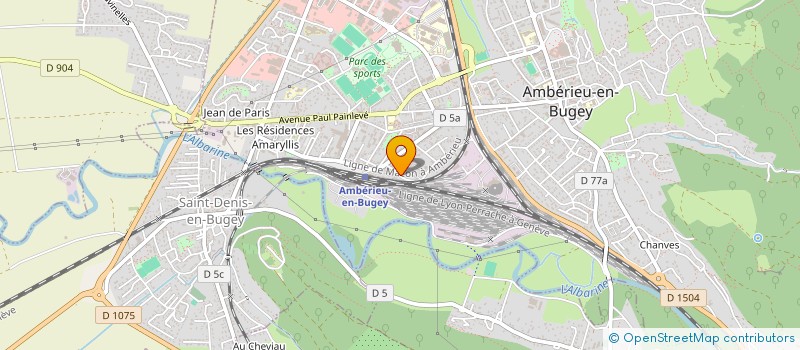localisation de l'entreprise MONSIEUR HAMZA LACHHAB à AMBERIEU-EN-BUGEY