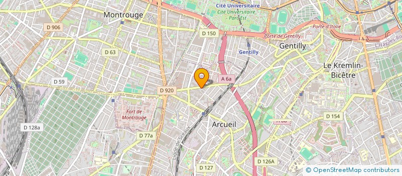 localisation de l'entreprise MONSIEUR HAMZA LAHLOU à ARCUEIL