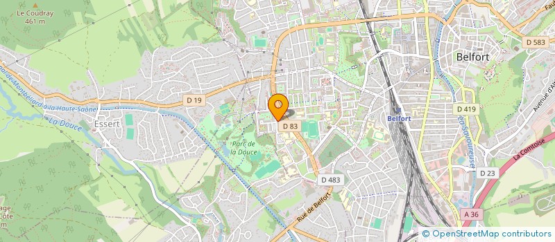localisation de l'entreprise MONSIEUR HAMZA LEMOUESSET à BELFORT
