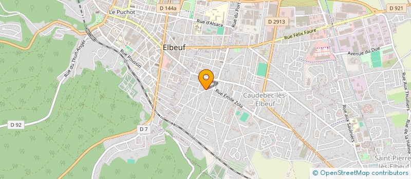 localisation de l'entreprise MONSIEUR HAMZA M BODJI  CAUDEBEC-LES-ELBEUF