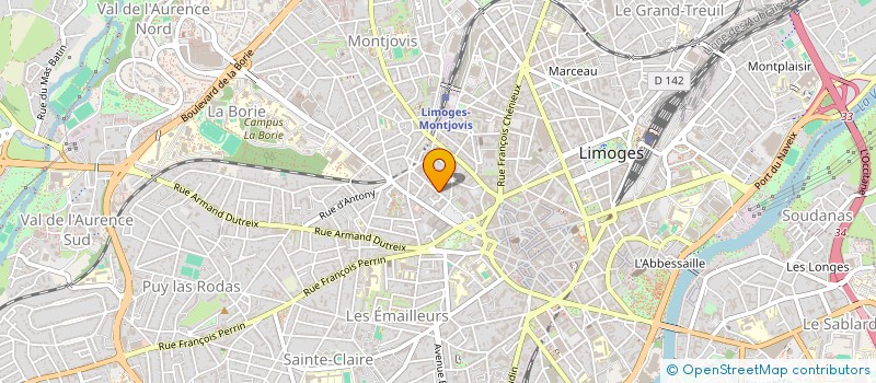 localisation de l'entreprise MONSIEUR HAMZA MADHKOUR à LIMOGES