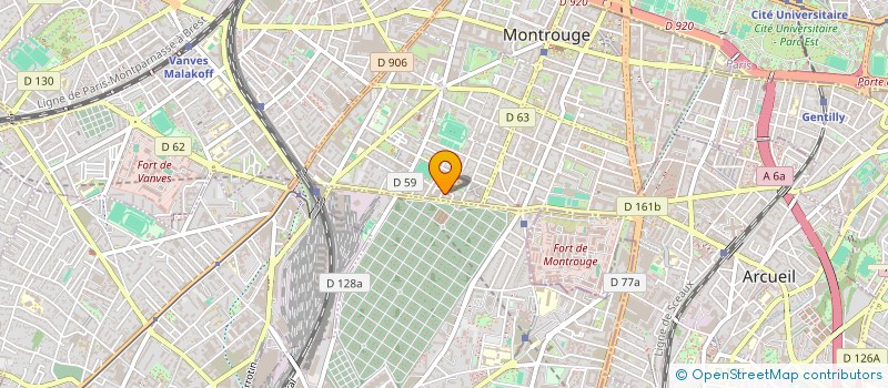 localisation de l'entreprise MONSIEUR HAMZA MAHFOUDI  MONTROUGE