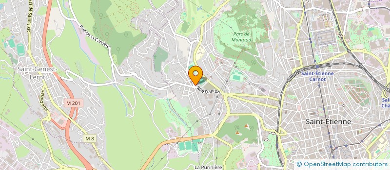 localisation de l'entreprise MONSIEUR HAMZA MANSAR  SAINT-ETIENNE