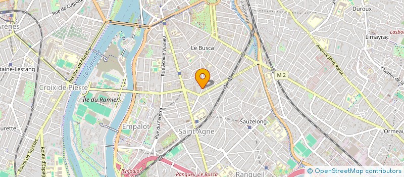 localisation de l'entreprise MONSIEUR HAMZA MEBANI  TOULOUSE