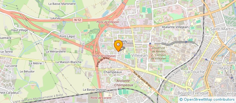 localisation de l'entreprise MONSIEUR HAMZA MECHEDAL  RENNES