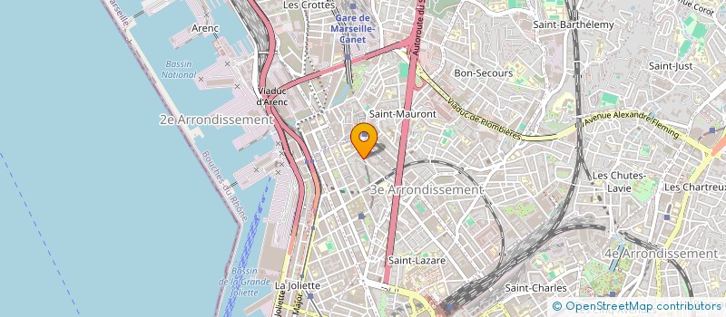 localisation de l'entreprise MONSIEUR HAMZA MEDJBOUR à MARSEILLE