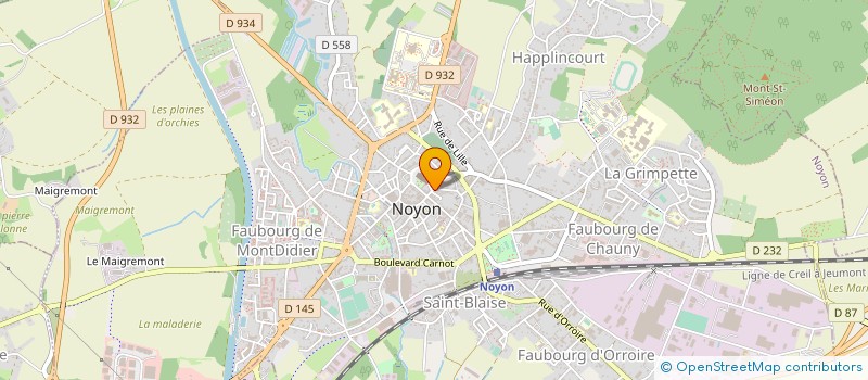 localisation de l'entreprise MONSIEUR HAMZA MEJAAT à NOYON