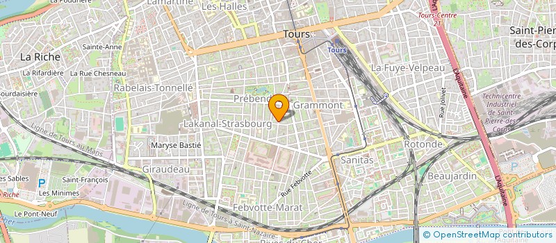 localisation de l'entreprise MONSIEUR HAMZA MENASRI  TOURS