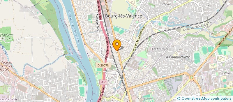 localisation de l'entreprise MONSIEUR HAMZA MESSAOUD  BOURG-LES-VALENCE