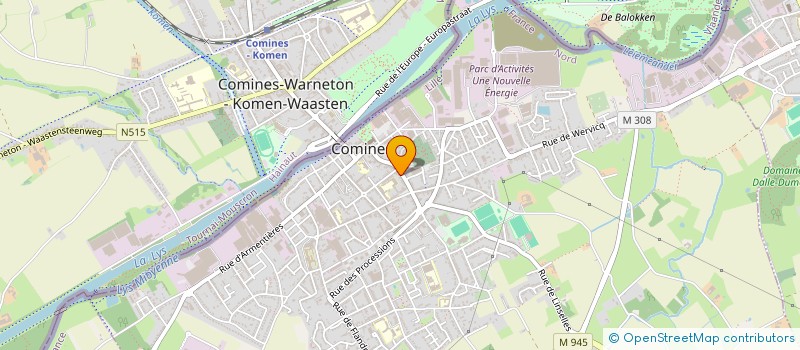 localisation de l'entreprise MONSIEUR HAMZA MESSAOUDI  COMINES