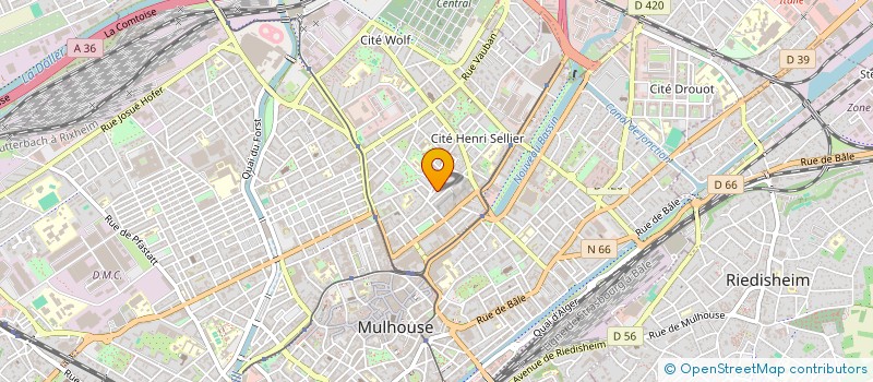 localisation de l'entreprise MONSIEUR HAMZA MESTIRI  MULHOUSE