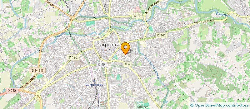 localisation de l'entreprise MONSIEUR HAMZA MEZIYATI TOUACH  CARPENTRAS