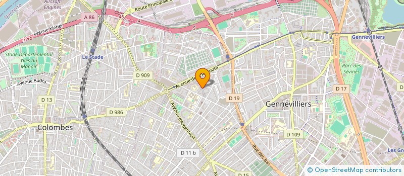 localisation de l'entreprise MONSIEUR HAMZA MILOUDI à ASNIERES-SUR-SEINE