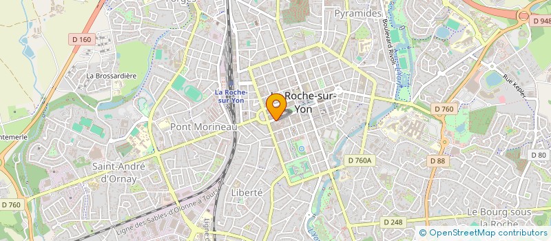 localisation de l'entreprise MONSIEUR HAMZA MLAYEH à LA ROCHE-SUR-YON