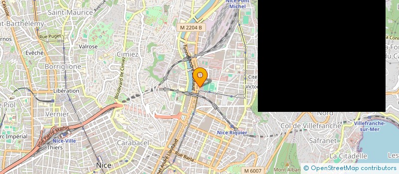 localisation de l'entreprise MONSIEUR HAMZA MOUAZIR à NICE