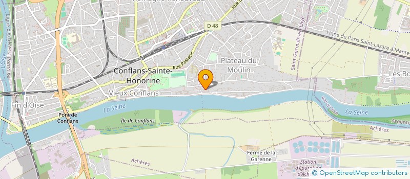 localisation de l'entreprise MONSIEUR HAMZA MOUJETTATE  CONFLANS-SAINTE-HONORINE