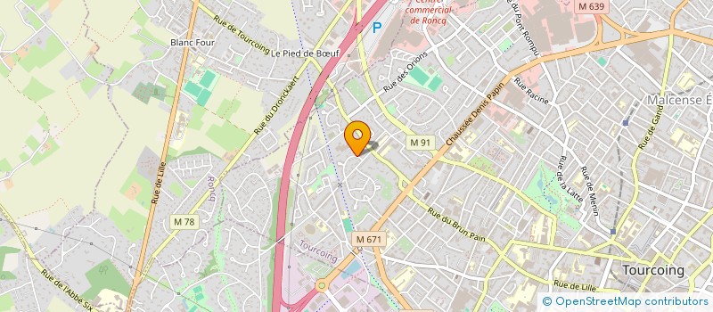 localisation de l'entreprise MONSIEUR HAMZA MOUSLI  TOURCOING