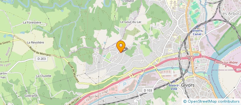 localisation de l'entreprise MONSIEUR HAMZA MOUSTATI à GIVORS