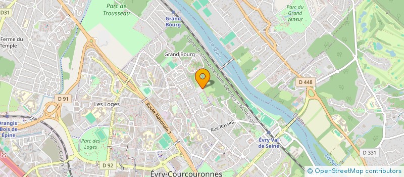 localisation de l'entreprise MONSIEUR HAMZA MOUZHIR  EVRY-COURCOURONNES