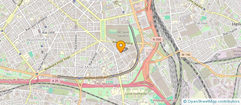 localisation de l'entreprise MONSIEUR HAMZA MSADEK  LILLE