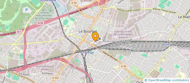 localisation de l'entreprise MONSIEUR HAMZA MUHAMMAD  LE BOURGET