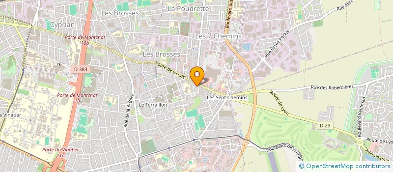 localisation de l'entreprise MONSIEUR HAMZA NA ALLAH à BRON