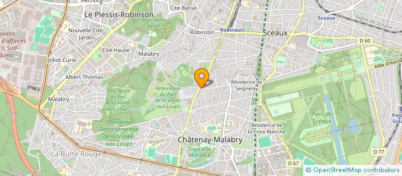 localisation de l'entreprise MONSIEUR HAMZA NAIMI  CHATENAY-MALABRY