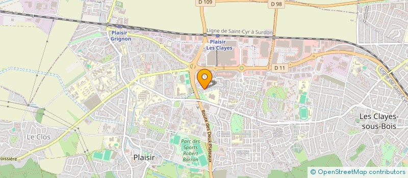 localisation de l'entreprise MONSIEUR HAMZA NAMIR  PLAISIR