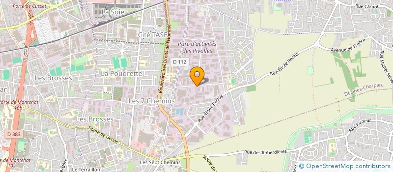 localisation de l'entreprise MONSIEUR HAMZA NEGADI  DECINES-CHARPIEU