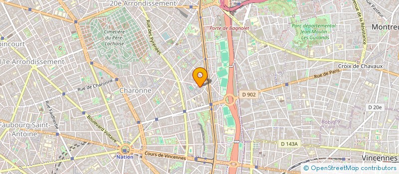 localisation de l'entreprise MONSIEUR HAMZA NOUGAOUI  PARIS