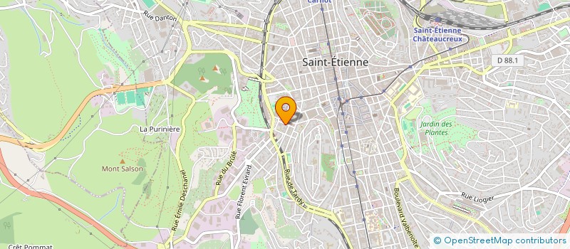 localisation de l'entreprise MONSIEUR HAMZA NOUIBET  SAINT-ETIENNE