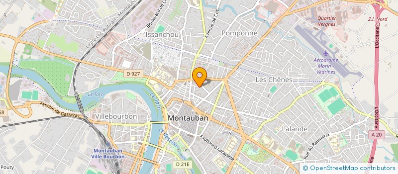 localisation de l'entreprise MONSIEUR HAMZA OSUMANU  MONTAUBAN