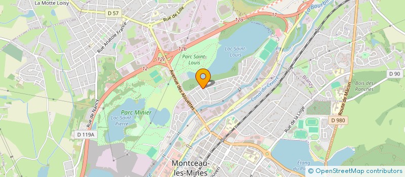 localisation de l'entreprise MONSIEUR HAMZA OTMANI  MONTCEAU-LES-MINES