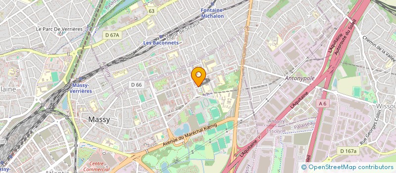 localisation de l'entreprise MONSIEUR HAMZA OUACHANI  MASSY
