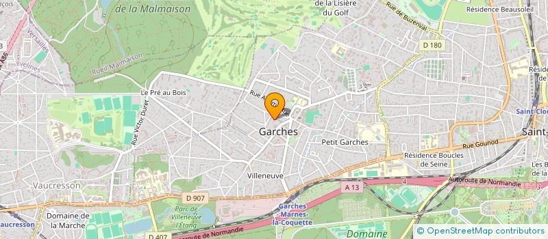 localisation de l'entreprise MONSIEUR HAMZA OUAKAS à GARCHES