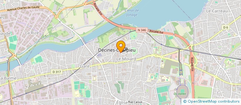 localisation de l'entreprise MONSIEUR HAMZA OUDDANE  DECINES-CHARPIEU