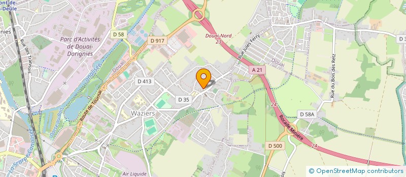 localisation de l'entreprise MONSIEUR HAMZA OUKIK  WAZIERS