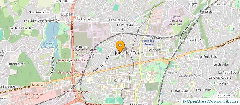 localisation de l'entreprise MONSIEUR HAMZA OUSSAID  JOUE-LES-TOURS