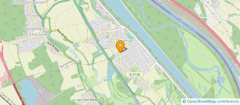 localisation de l'entreprise MONSIEUR HAMZA RAHA à ROSENAU