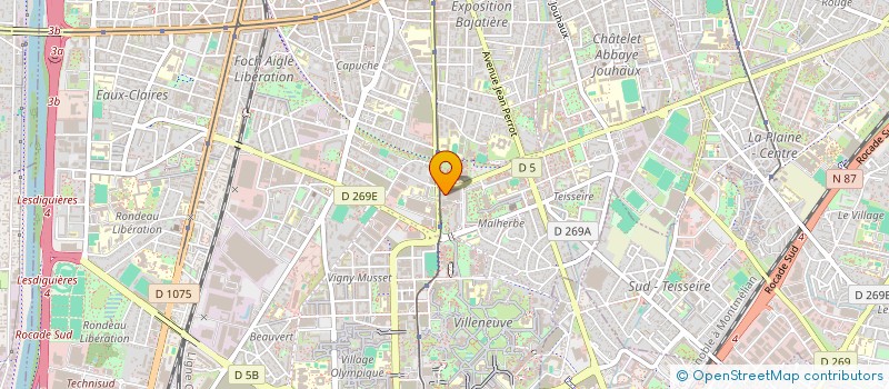 localisation de l'entreprise MONSIEUR HAMZA REKMOUCHE  GRENOBLE