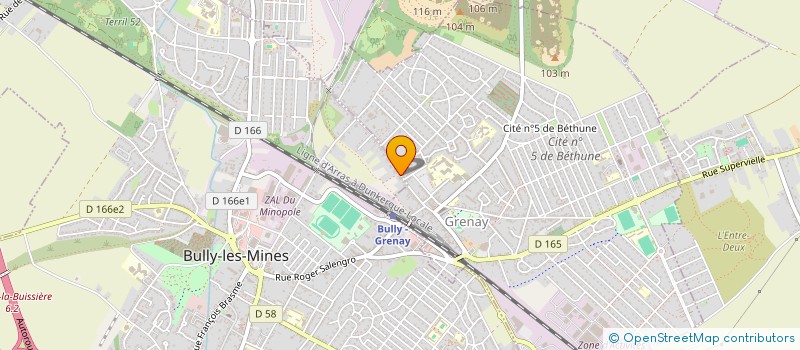 localisation de l'entreprise MONSIEUR HAMZA REMMANI à BULLY-LES-MINES