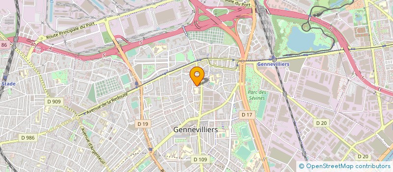 localisation de l'entreprise MONSIEUR HAMZA SABIRI à GENNEVILLIERS
