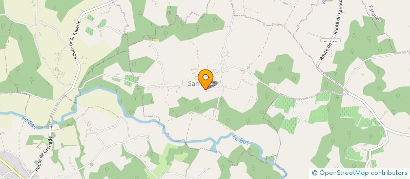 localisation de l'entreprise MONSIEUR HAMZA SALI  SARRAZIET