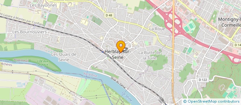 localisation de l'entreprise MONSIEUR HAMZA SAM  HERBLAY-SUR-SEINE