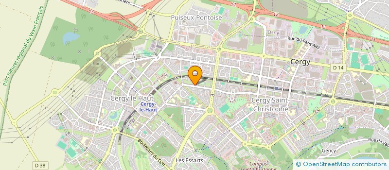 localisation de l'entreprise MONSIEUR HAMZA SANNENE  CERGY