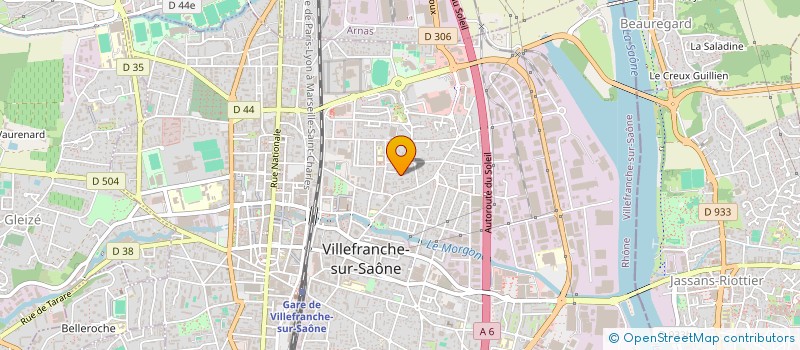 localisation de l'entreprise MONSIEUR HAMZA SARR  VILLEFRANCHE-SUR-SAONE